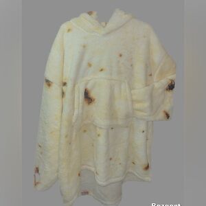 NWT Kozy Tortilla Blanket Hoodie Oversized Wearable Blanket, Adult-Burritos